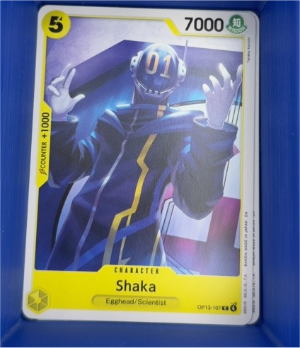 2025 One Piece Card Game OP13-107 Shaka — front