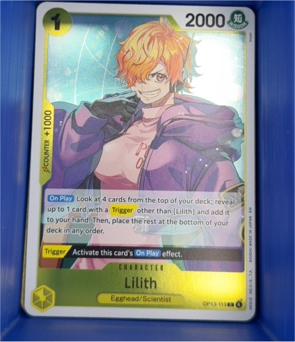 2025 One Piece Card Game OP13-113 Lilith — front