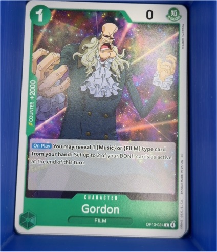 2025 One Piece Card Game OP13-024 Gordon — front