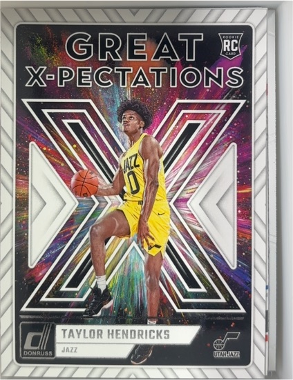 2023-24 Donruss #9 Taylor Hendricks Great X-Pectations — front