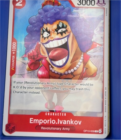 2025 One Piece Card Game OP13-008 Emporio Ivankov — front