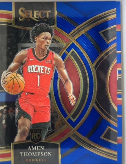 2023-24 Panini Select #122 Amen Thompson RC — front