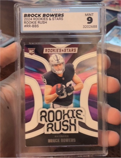 2024 Panini Rookies & Stars Rookie Rush #RR-BBS Brock Bowers — front