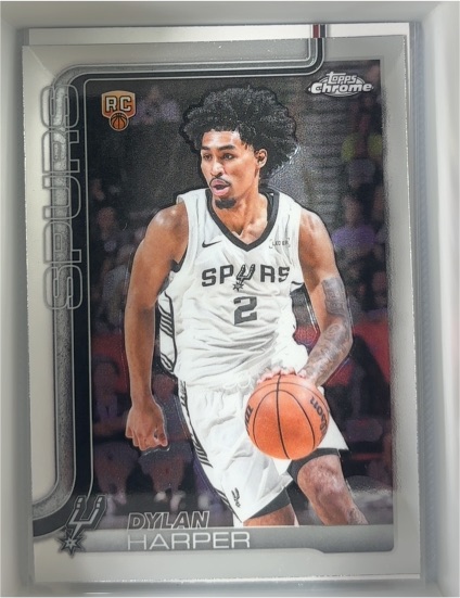 2025-26 Topps Chrome #252 Dylan Harper — front
