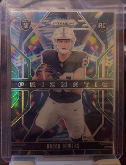 2024 Panini Prizm #20 Brock Bowers Prizmatic Rookie — front