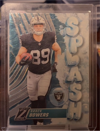 2024 Panini Zenith #5 Brock Bowers Splash — front