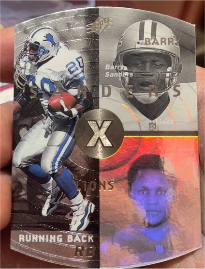 1998 Upper Deck SPx #17 Barry Sanders — front
