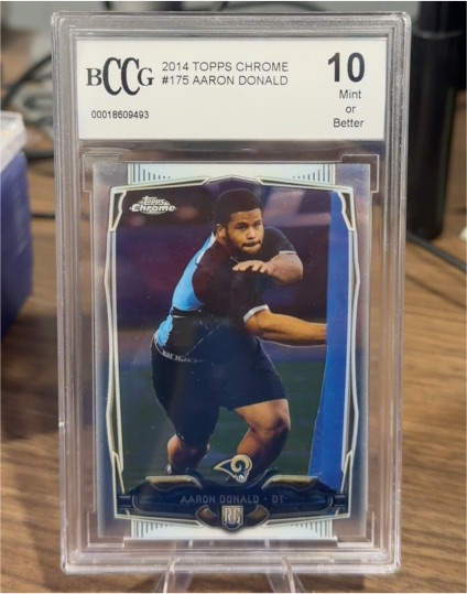 2014 Topps Chrome #175 Aaron Donald — front