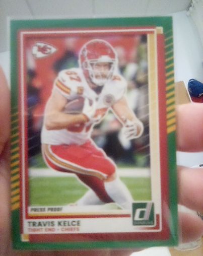 2025 Donruss #191 Travis Kelce Press Proof — front