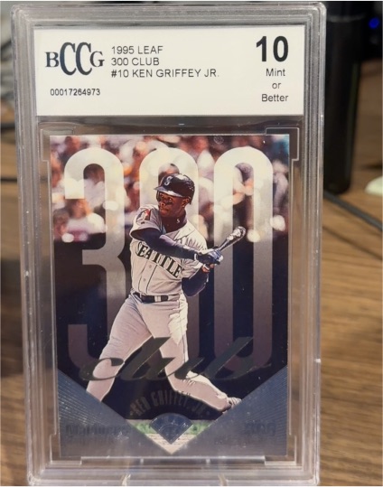 1995 Leaf 300 Club #10 Ken Griffey Jr. — front
