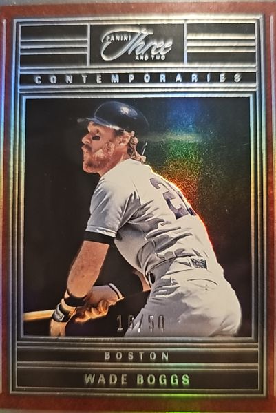 2023 Panini Three and Two Contemporaries #C-WB Wade Boggs — front