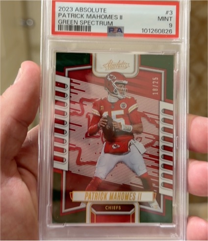 2023 Panini Absolute #3 Patrick Mahomes II — front