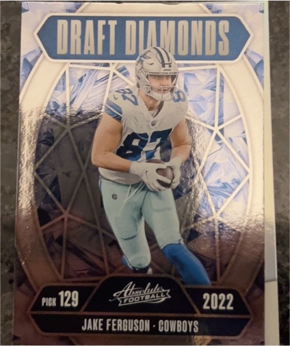 2025 Panini Absolute Draft Diamonds #13 Jake Ferguson — front