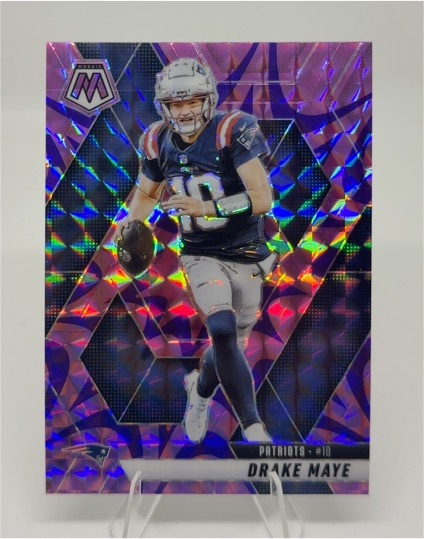 2025 Panini Mosaic #10 Drake Maye — front
