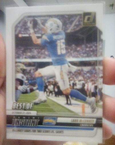 2025 Donruss #INS-LMY Ladd McConkey Best of Instant — front