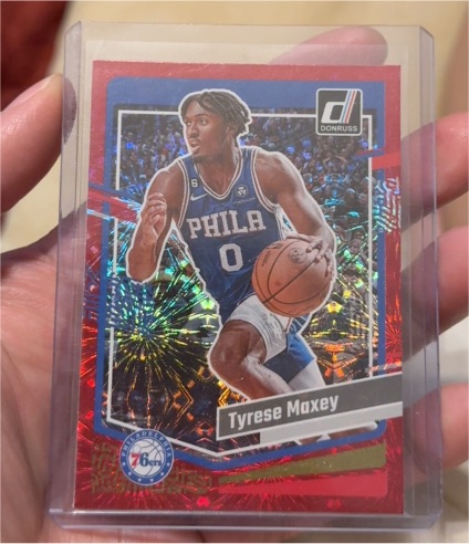 2023-24 Panini Donruss #152 Tyrese Maxey — front