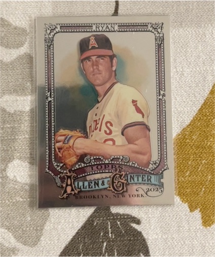 2025 Topps Allen & Ginter #63 Nolan Ryan — front