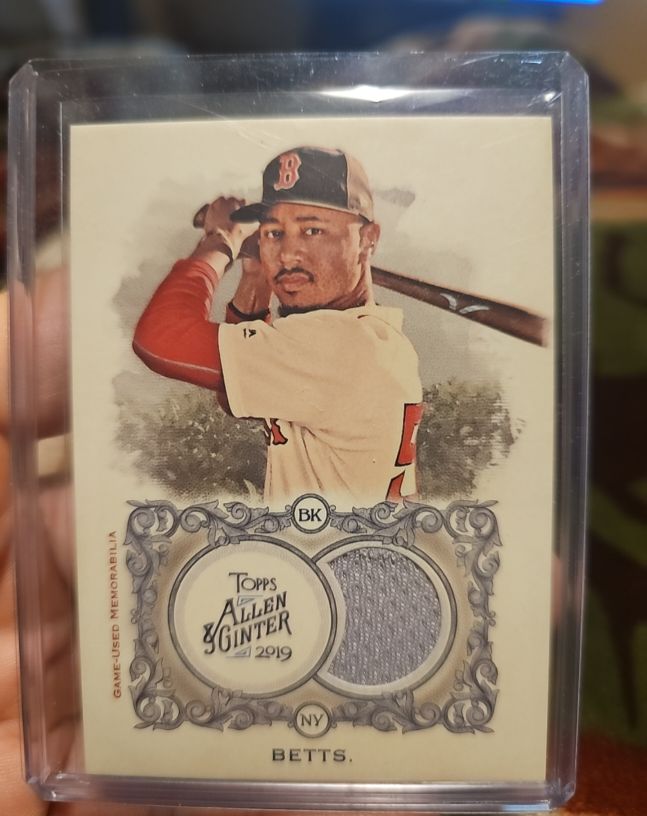 2019 Topps Allen & Ginter Relics #FSRB-MB Mookie Betts — front