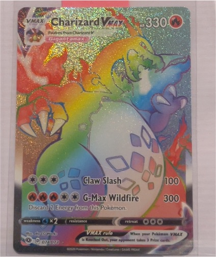 2020 Pokémon Champion's Path #074 Charizard VMAX — front