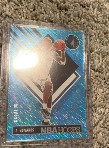2024 Panini NBA Hoops #286 Anthony Edwards — front