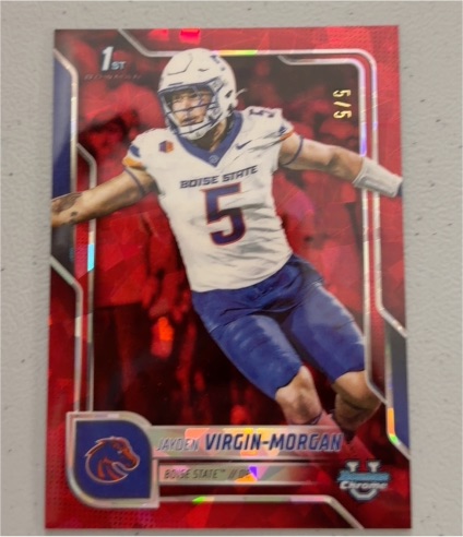 2025 Bowman Chrome University #160 Jayden Virgin-Morgan — front