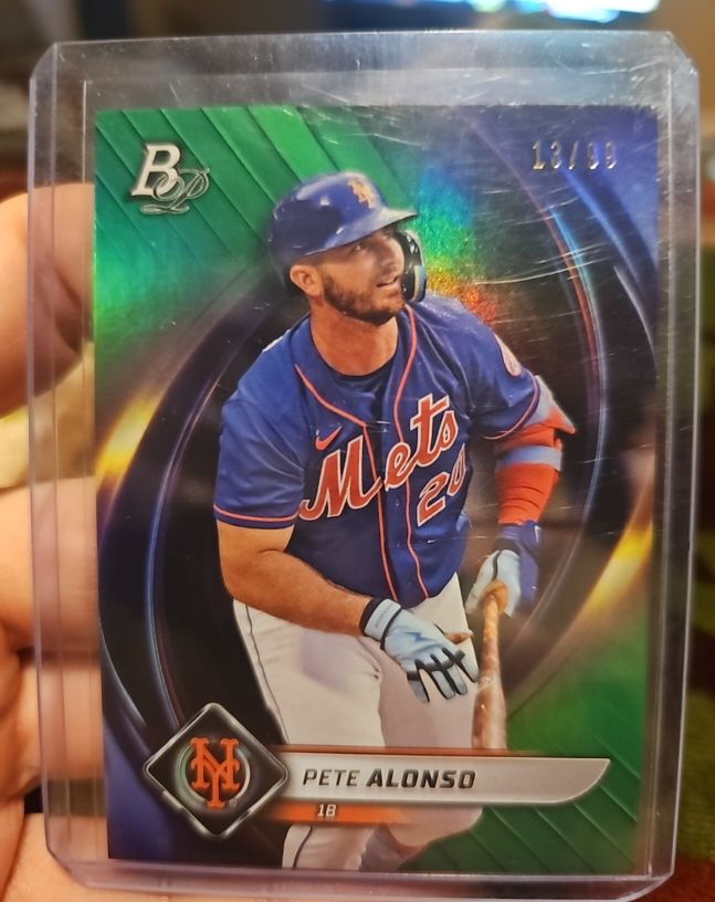 2022 Bowman Platinum #65 Pete Alonso — front