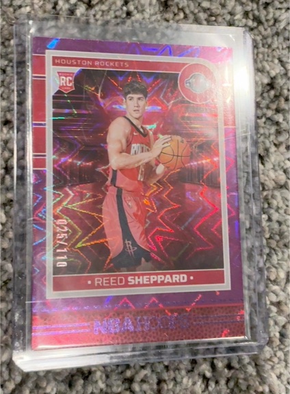 2024-25 Panini NBA Hoops #233 Reed Sheppard — front