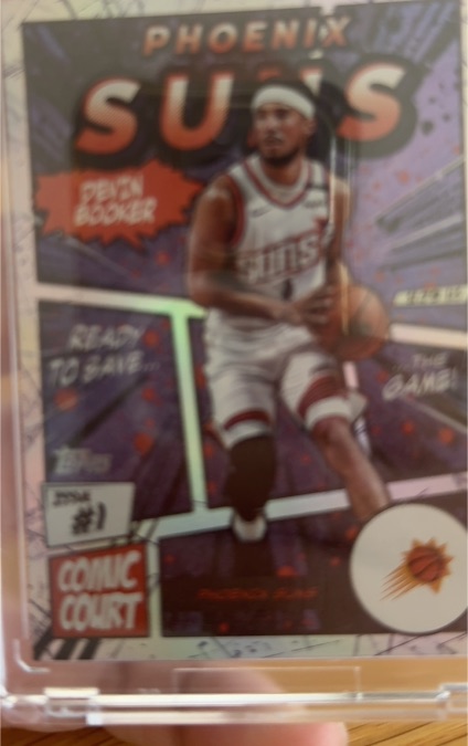 2025-26 Panini Revolution Shock Wave #1 Devin Booker — front