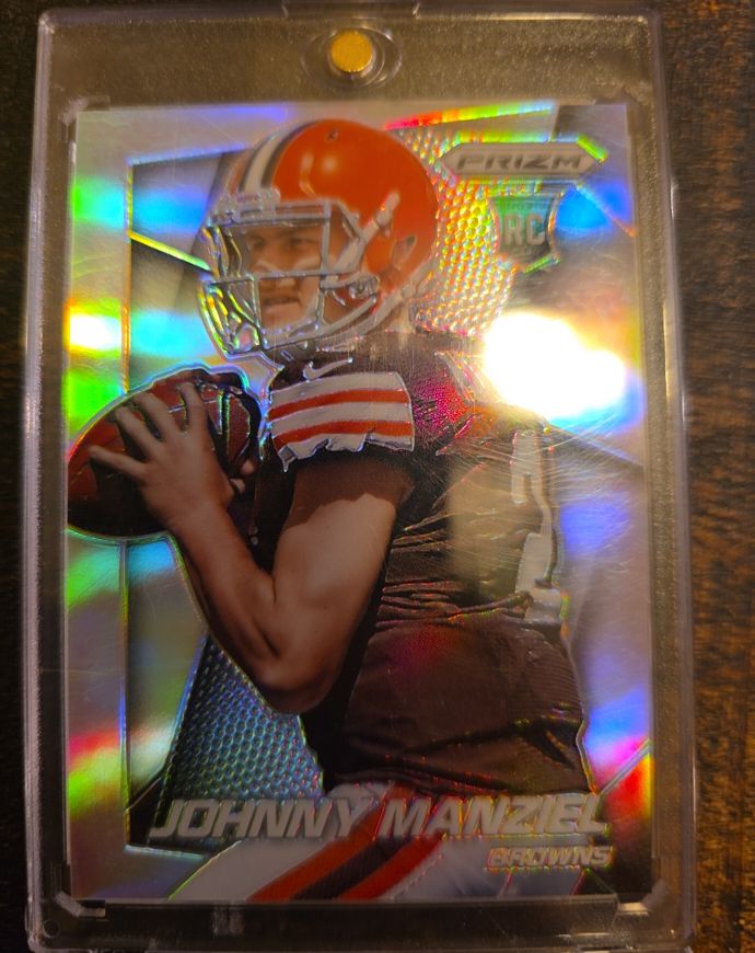 2014 Panini Prizm #Johnny Manziel Cleveland Browns — front