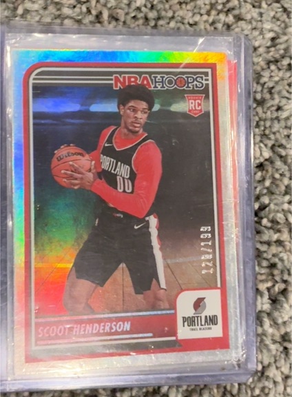 2023-24 Panini NBA Hoops #232 Scoot Henderson — front