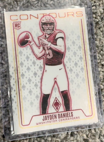 2024 Panini Phoenix #CON-JDS Jayden Daniels Contours — front