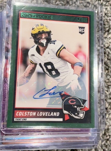 2025 Panini Score #31 Colston Loveland Rookie — front