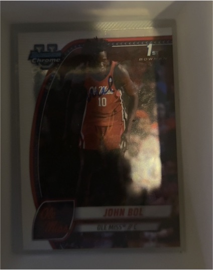 2024-25 Bowman University Chrome #31 John Bol — front