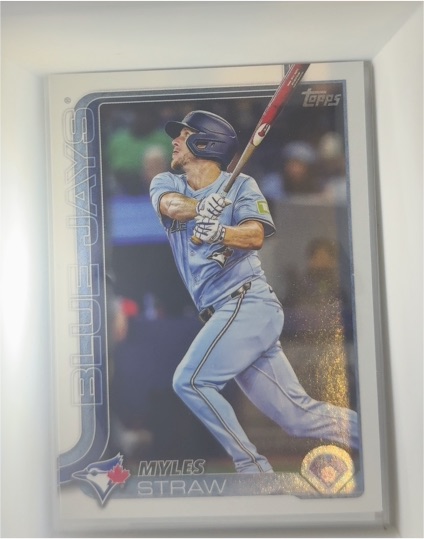 2025 Topps Update #US340 Myles Straw — front