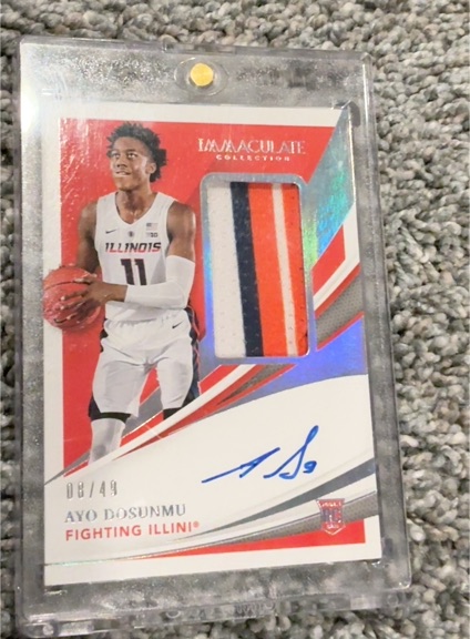 2021 Panini Immaculate Collection #49 Ayo Dosunmu — front