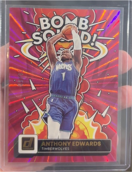 2022-23 Panini Donruss #1 Anthony Edwards Bomb Squad — front