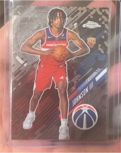 2025-26 Topps Chrome #GT-21 Tre Johnson III Go Time — front
