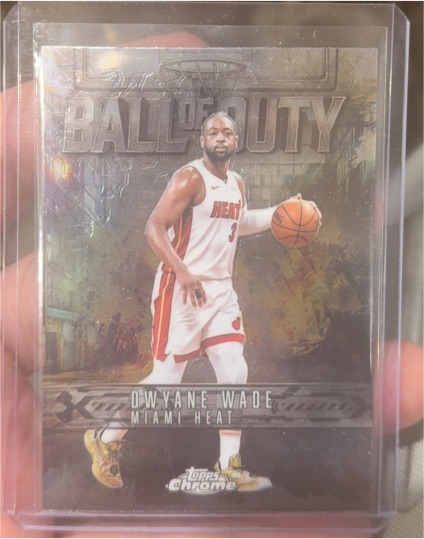 2025-26 Topps Chrome #BD-16 Dwyane Wade Ball of Duty — front