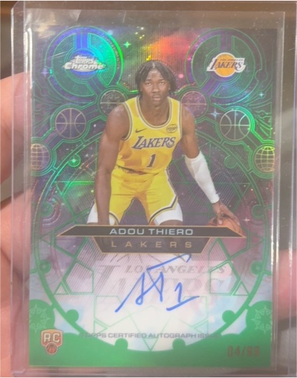 2025 Topps Chrome #CHR-AT Adou Thiero — front