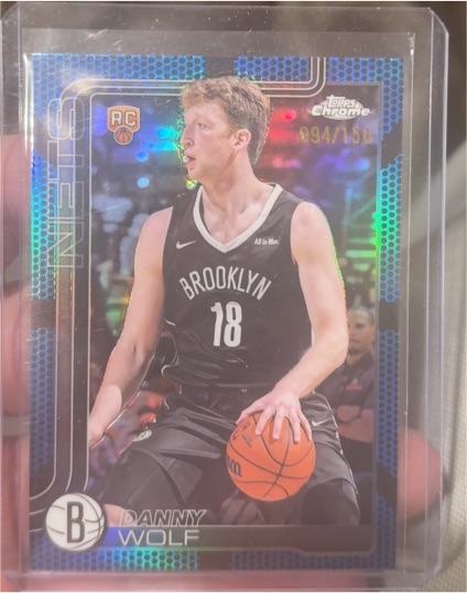 2025-26 Topps Chrome #277 Danny Wolf Rookie — front
