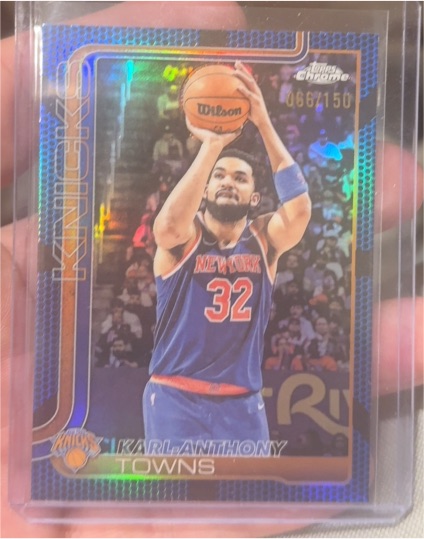 2025-26 Topps Chrome #179 Karl-Anthony Towns — front