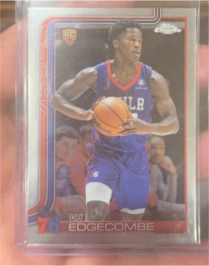 2025-26 Topps Chrome #253 VJ Edgecombe — front