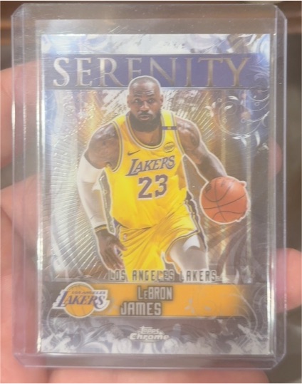 2025-26 Topps Chrome #SY-2 LeBron James Serenity Insert — front