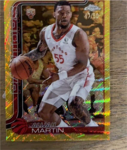2025-26 Topps Chrome #290 Alijah Martin — front