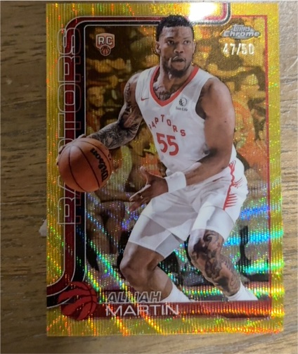 2025-26 Topps Chrome #290 Alijah Martin — front