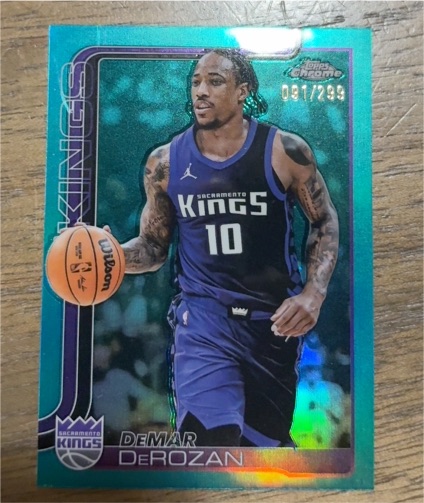 2025-26 Topps Chrome #240 DeMar DeRozan — front
