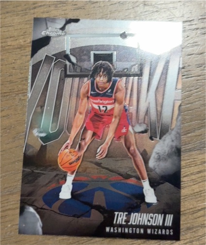 2025-26 Topps Chrome #YQ-6 Tre Johnson III Youthquake — front