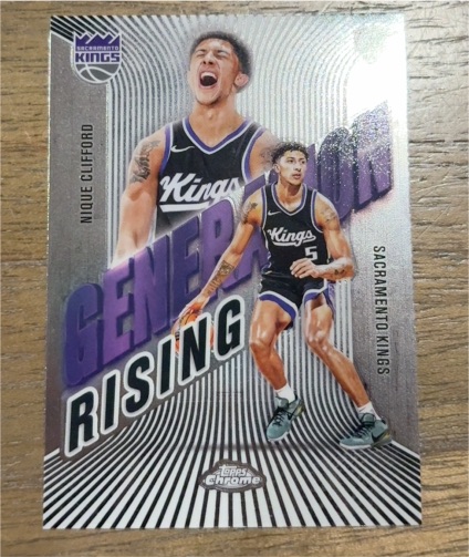 2025-26 Topps Chrome #GR-16 Nique Clifford Generation Rising — front