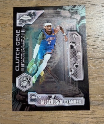 2025 Topps Chrome #CG-9 Shai Gilgeous-Alexander — front