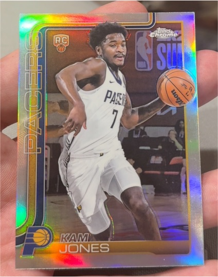 2025-26 Topps Chrome #289 Kam Jones — front